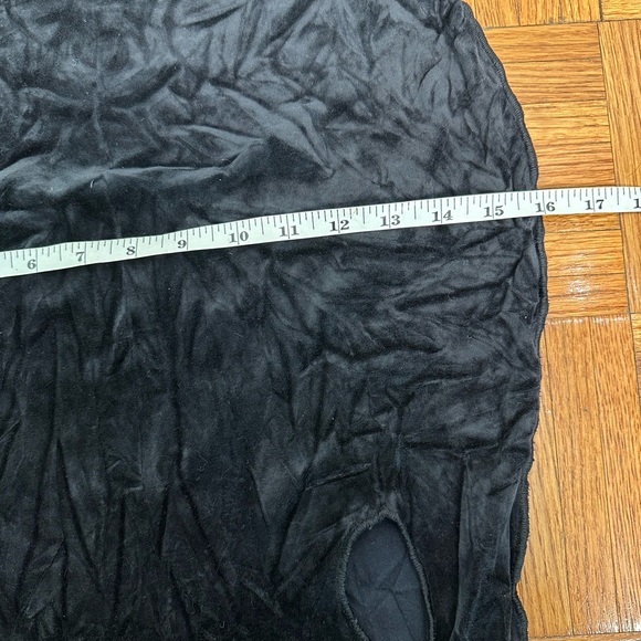 Vintage Rare 80’s TRIPP NYC Goth Black Strips And Tattered Skirt - Picture 6 of 10